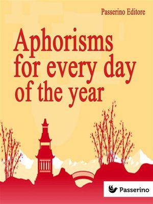 cover image of Aphorisms for Every Day of the Year